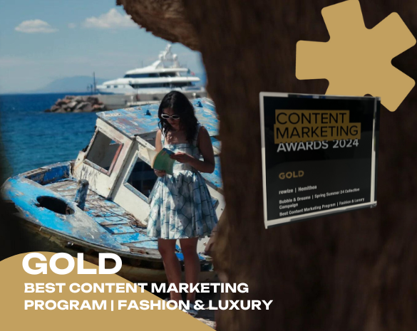 🏆 Gold Award | Best Content in Fashion & Luxury! Χρυσή η rewize στα Content Marketing Awards