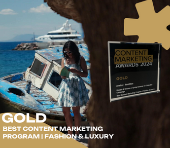 🏆 Gold Award | Best Content in Fashion & Luxury! Χρυσή η rewize στα Content Marketing Awards